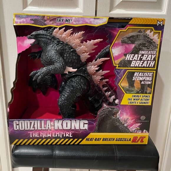GODZILLA X KONG THE NEW EMPIRE R/C HEAT RAY BREATH REALISTIC LIGHTS SOUND RARE - Picture 8 of 15